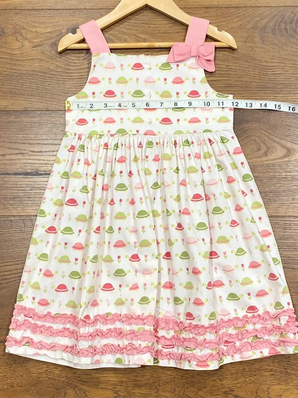 Gymboree Girls ‘Tulip Garden’ Little Blossom Turtle Print Sundress Size 5T